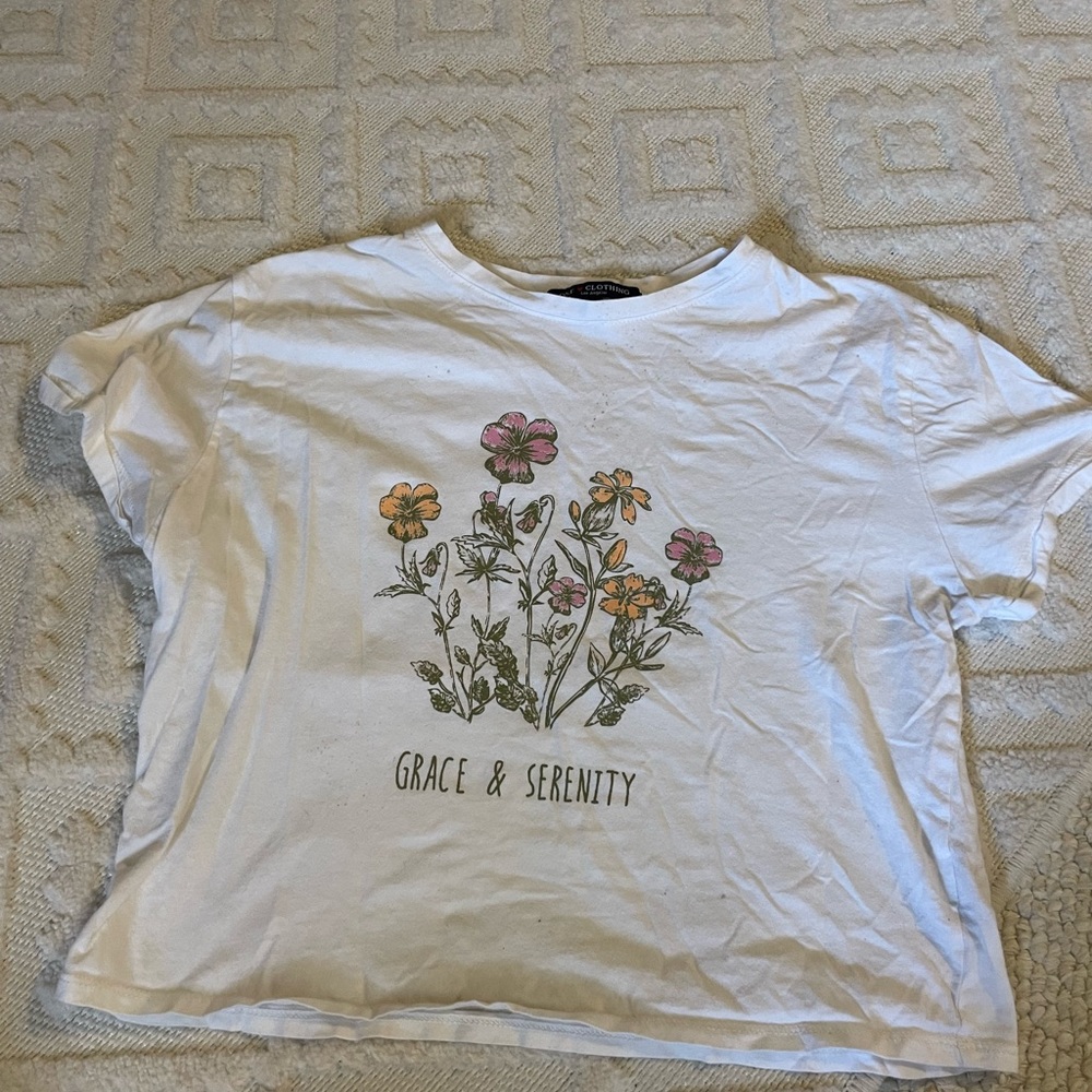Grace and Serenity Tee for Young Tweens - Size Medium